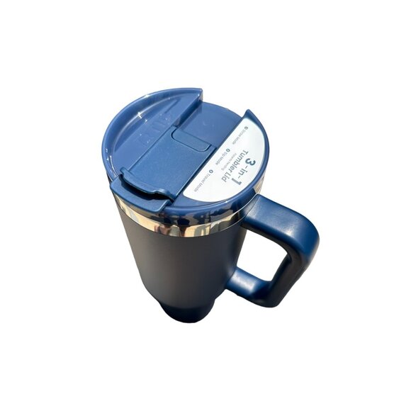 RTIC 40oz ROAD TRIP TUMBLER (CERAMIC LINING) - NAVY - Picture 3 of 3